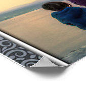 私の孫娘には、ベビーガール誕生日ギフトアイディア ポスター (角)