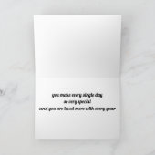 私の孫娘にハッピーバースデー*** カード (内部)