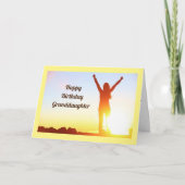 私の孫娘にハッピーバースデー*** カード (正面)