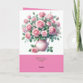 私の孫娘に良いカードを サンキューカード (裏面)