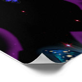 私の孫娘に蝶誕生日ギフトアイディア ポスター (角)