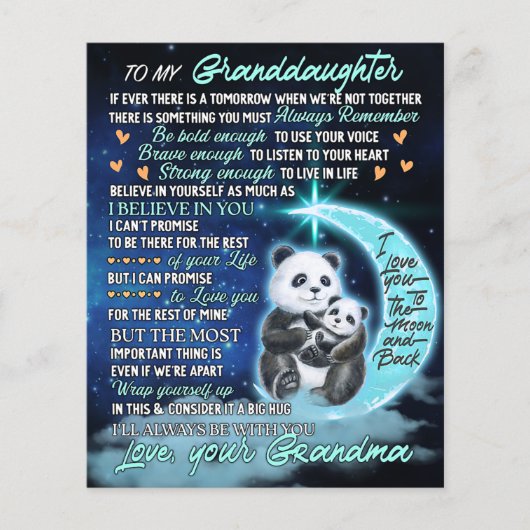 私の孫娘に象誕生日ギフトアイディア チラシ (正面)