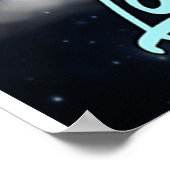 私の孫娘に象誕生日ギフトアイディア ポスター (角)