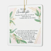 私の孫娘に セラミックオーナメント (左)