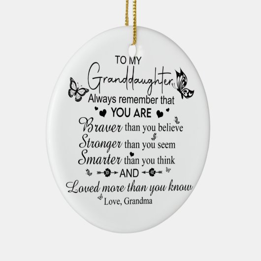 私の孫娘のオーナメントに セラミックオーナメント (右)