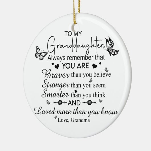 私の孫娘のオーナメントに セラミックオーナメント (左)