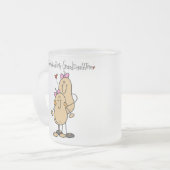 私の孫娘のマグについてのナット フロストグラスマグカップ (正面左)