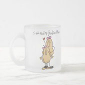 私の孫娘のマグについてのナット フロストグラスマグカップ (左)