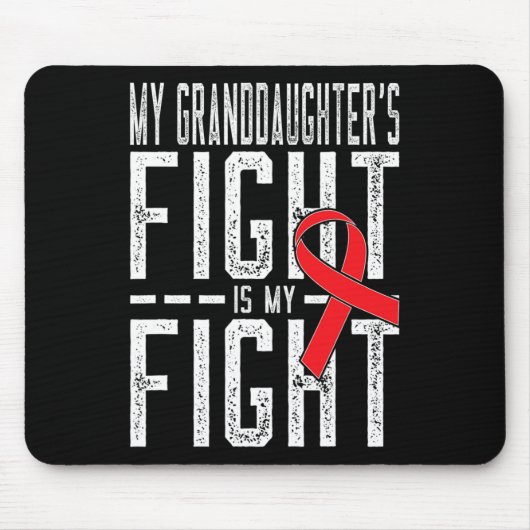 私の孫娘の戦いは私の戦い血がんで マウスパッド (正面)