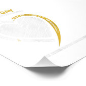 私の孫娘の金ゴールドの記憶 フォトプリント            (角)