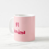 私の孫娘はあなたのの#1祖母よりかわいいです コーヒーマグカップ (正面左)