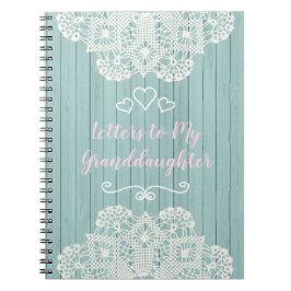 私の孫娘へのカスタマイズ可能な手紙 ノートブック