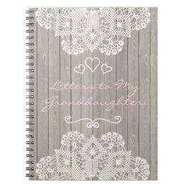 私の孫娘へのカスタマイズ可能な手紙 ノートブック