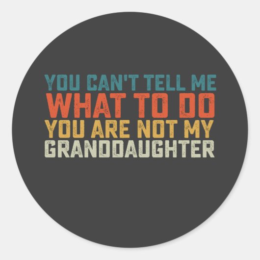 私の孫娘を殺すにはどうしたらいいのか言えない ラウンドシール (正面)