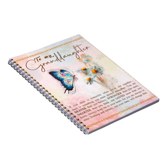 私の孫娘ギフトには、かわいい蝶の恋人のギフト ノートブック (右側)