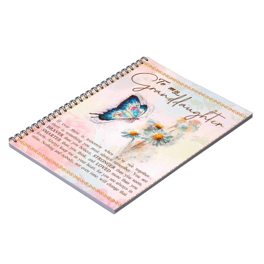 私の孫娘ギフトには、かわいい蝶の恋人のギフト ノートブック (左側)