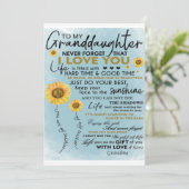 私の孫娘ギフト、孫の子供への誕生日ギフト シーズンカード (スタンド正面)