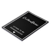 私の孫娘ジャーナルへの手紙 ノートブック (左側)