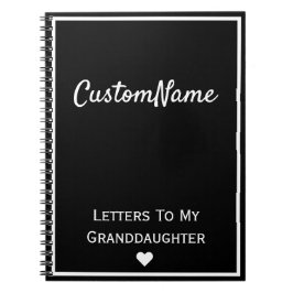 私の孫娘ジャーナルへの手紙 ノートブック
