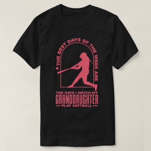 私の孫娘遊ソフトボおもしろいールデザインG Tシャツ (デザイン正面)