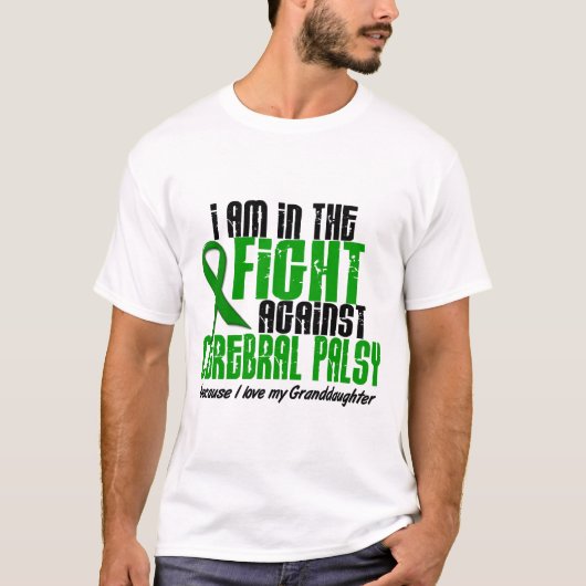 私の孫娘1のための戦いの脳性麻痺 Tシャツ (正面)