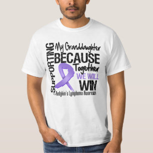 私の孫娘- Hodgkinのリンパ腫--を支えます Tシャツ