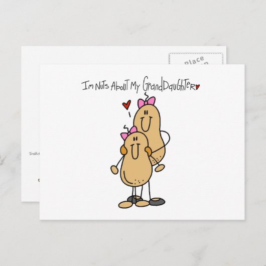 私の孫娘Tシャツとギフトについて ポストカード (正面/裏面)