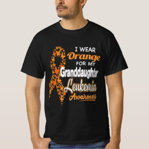 私の孫衣服白血病認識のためのオレンジ Tシャツ