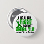 私の孫1のための戦いの脳性麻痺 缶バッジ (正面&裏面)