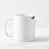 私の宇宙のマグ コーヒーマグカップ (左)