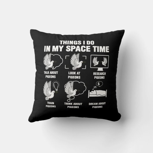 私の宇宙タイムで行うことハト繁殖豚 クッション (裏面)