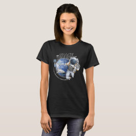 私の宇宙遊泳の旅 (ダークモード) | 女性 Tシャツ