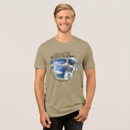 私の宇宙遊泳の旅 | メンズ トライブレンドTシャツ