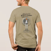 私の宇宙遊泳の旅 | メンズ トライブレンドTシャツ (裏面)