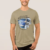 私の宇宙遊泳の旅 | メンズ トライブレンドTシャツ (正面)