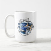 私の宇宙遊泳の旅 | 15oz クラシックマグ コーヒーマグカップ (左)