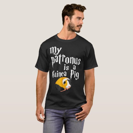 私の守護霊はモルモットです。おもしろい愛です。 Tシャツ (正面フル)