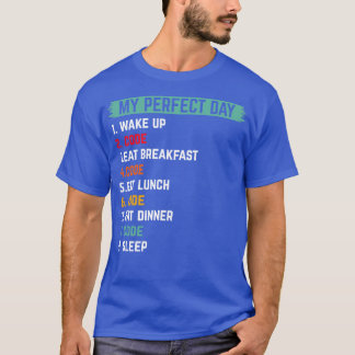 私の完璧な日の目覚めコードプログラミングのコーディング Tシャツ