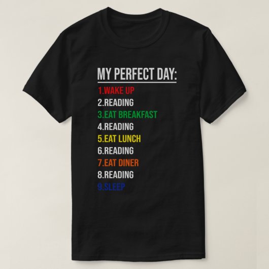 私の完璧な日 Tシャツ (デザイン正面)