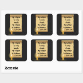 私の宗教はとてもシンプル宗教だ スクエアシール (シート)