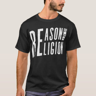 私の宗教は無神論である Tシャツ