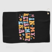 私の定年で ゴルフタオル (横)