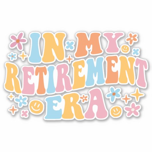 私の定年で シール (正面)