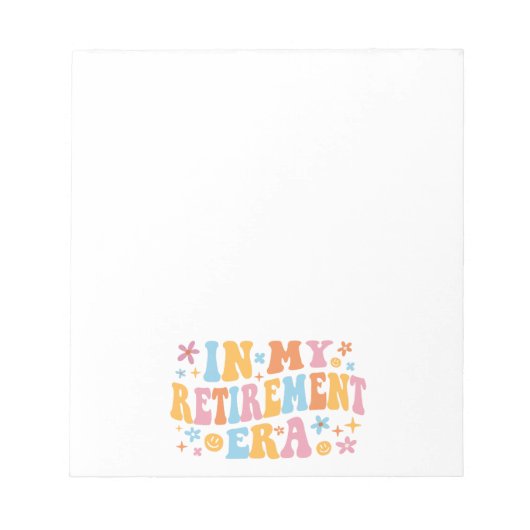 私の定年で ノートパッド (正面)