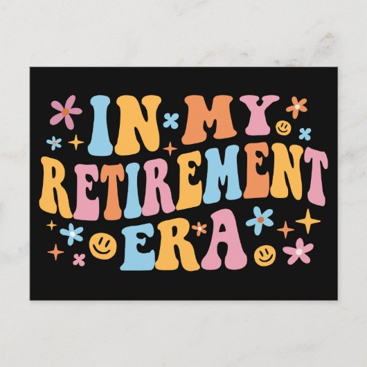 私の定年で ポストカード (正面)