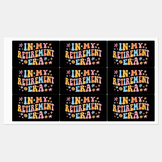 私の定年で ラベル (シート)