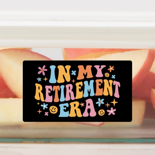 私の定年で ラベル (貼付)