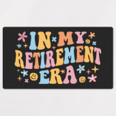 私の定年で ラベル (デザイン1)