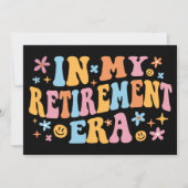 私の定年で 案内状 (正面)