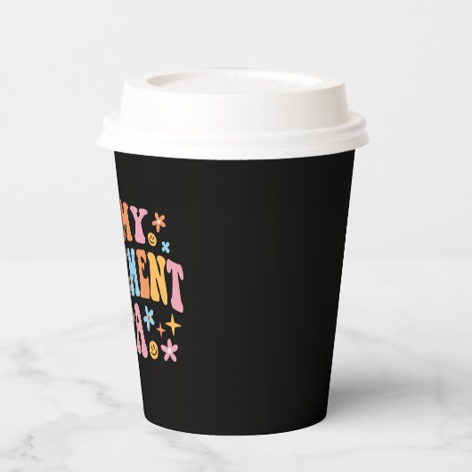 私の定年で 紙コップ (左)